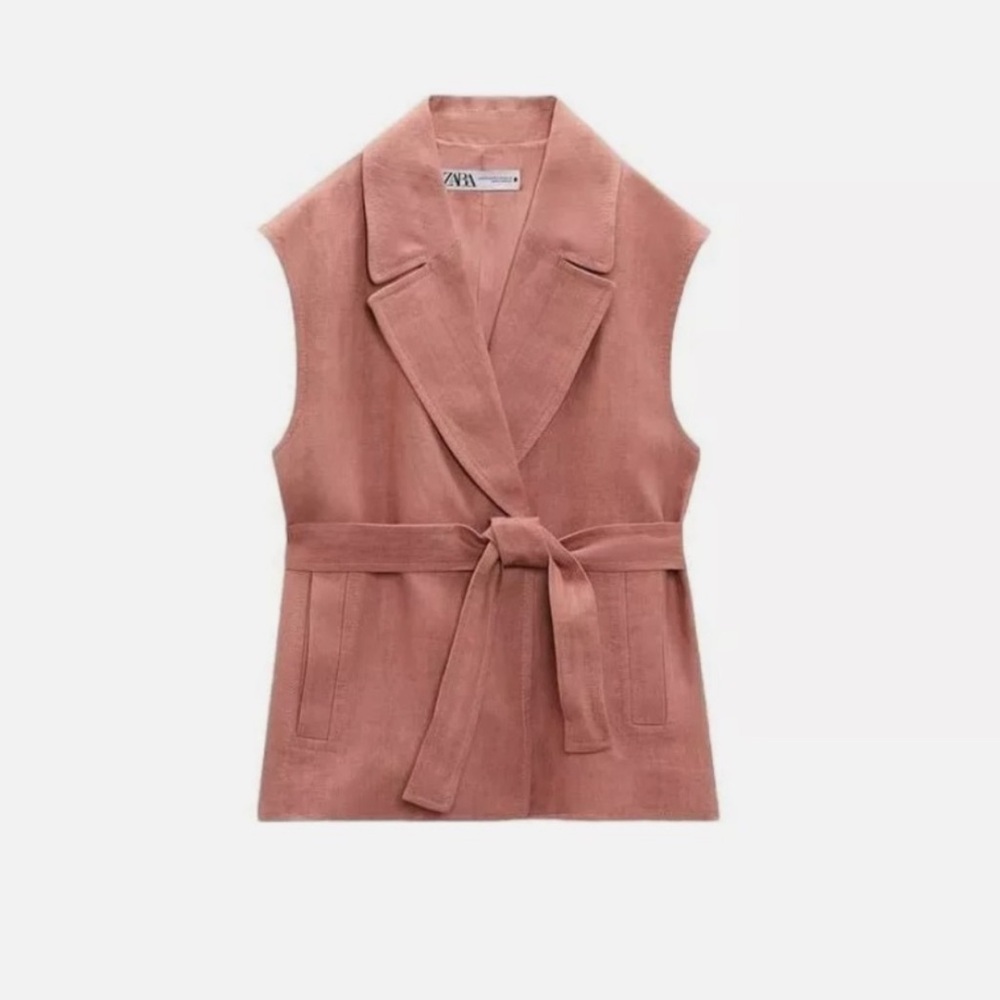 Zara linen waistcoat